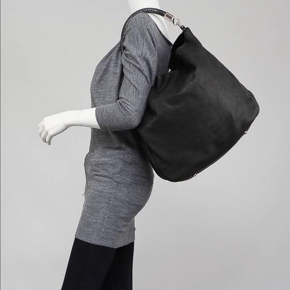 Yves Saint Laurent Roady Black leather Satchel - Picture 2 of 15